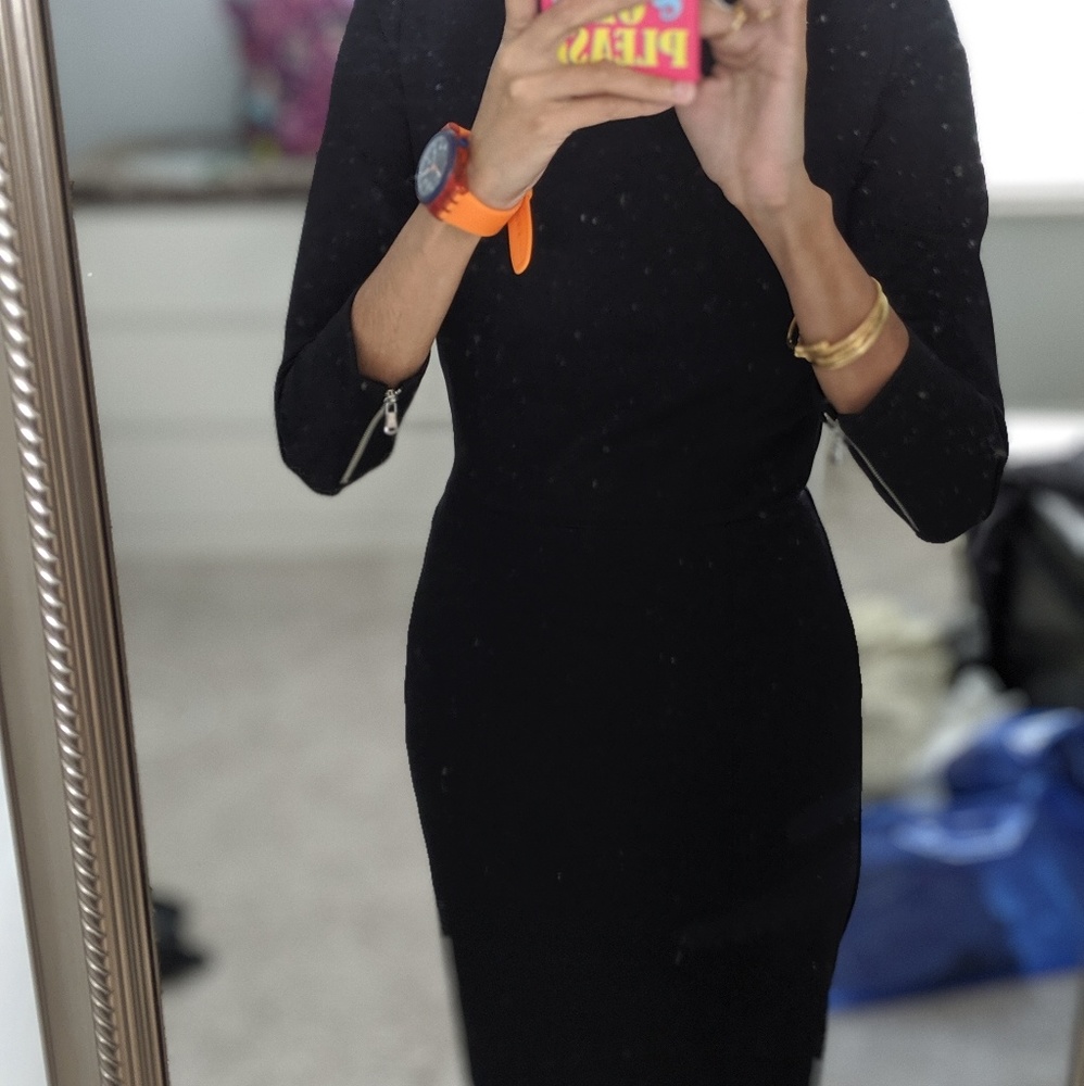 JCrew formal black dress